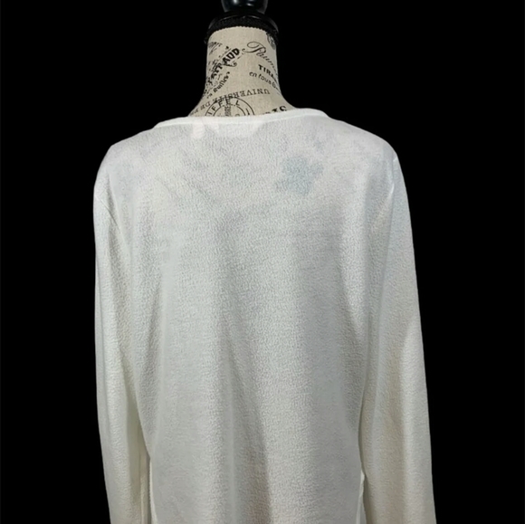 Lauren Conrad large white blouse - Picture 5 of 6